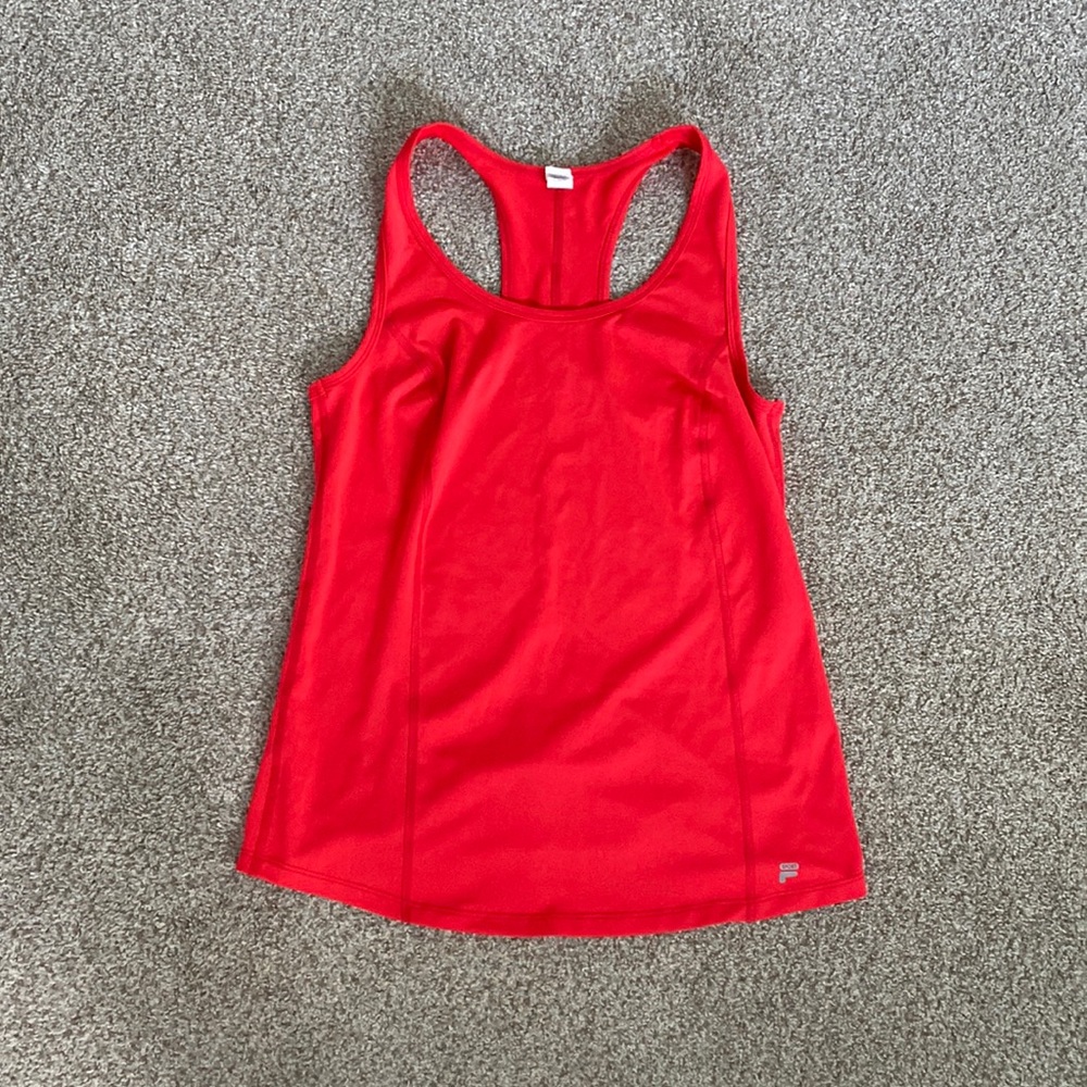 FilA sport tank top womens coral